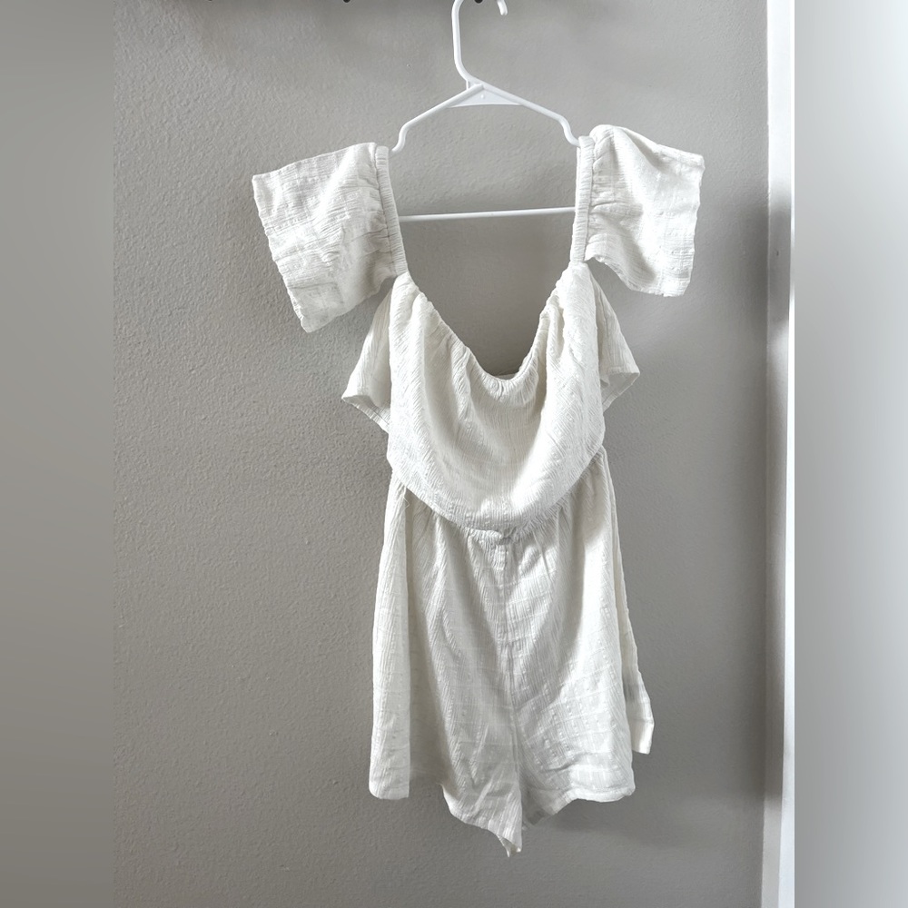 Roxy white boho romper